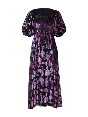 Margot Velvet Burnout Floral Dress (L)