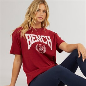 Bench Womens Farri T-Shirt Cranberry Juice