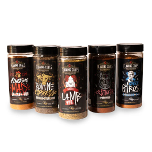Flaming Coals BBQ Rubs - 5 Pack