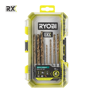 RX 10pc HSS-G Cobalt Drill Bit Set