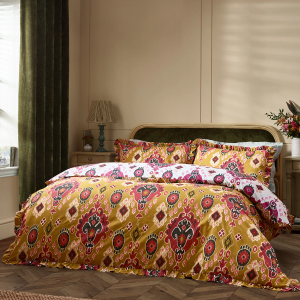 Dawson Duvet Cover Set - Amber Double 200x200cm