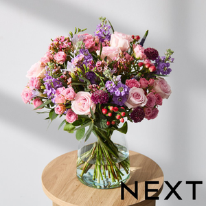 NEXT Rose and Lilac Stocks Bouquet