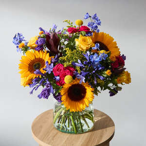 NEXT Sunflower, Rose & Delphinium Bouquet