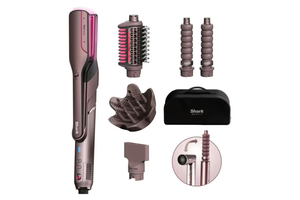 Shark FlexFusion HD652SUK, 5-in-1, Air Styler & Hair Dryer, Pink