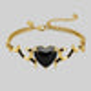 GALACTIC. Cosmic Waves Obsidian Choker - Gold