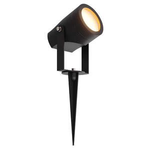 LED Gartenstrahler - IP44 - 1W - 3000K - 1M Kabel - Schwarz