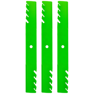 LawnRAZOR Blade for Bad Boy ZT CZT 038-6003-00 60-Inch Toothed Mulching 3 Pack