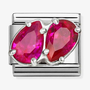 Nomination Classic Double Red Teardrop Charm 330329/11