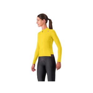 Castelli Espresso Thermal Womens Jersey Mango Mojito Dark Grey M