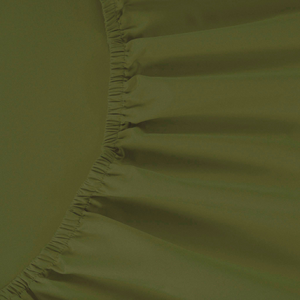 800 Thread Count Egyptian Cotton Grand Splendour Lux Buttery Smooth Lux Fitted Sheet - Olive Green