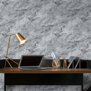 Erismann Carrara Marble Silver/Grey Metallic Wallpaper - 10318-47