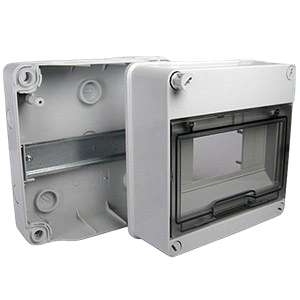 Gewiss GW40003 40CD Series Insulated 8 Module Surface Mounting Enclosure IP55 W:180mm x H:180mm x D:98mm