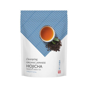 Organic Japanese Hojicha Roasted Green Tea (Clearspring) 70g