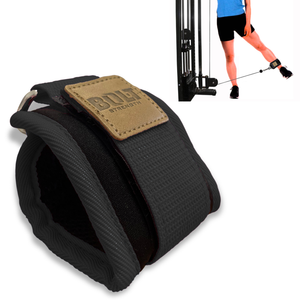 Cable Kick Back Foot / Ankle Strap - Black