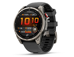 fenix 8 PRO - AMOLED, Titanium / Graphite / Black Band with LTE and satellite connectivity - 51mm