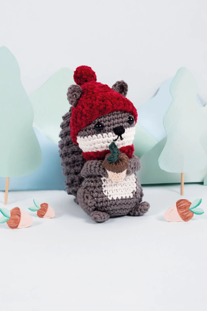 Kit amigurumi - Écureuil gourmand