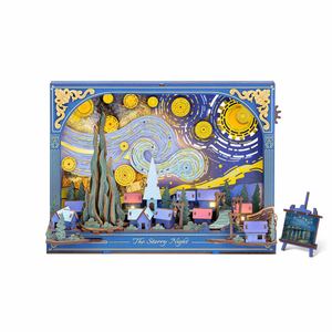 Rowood The Starry Night Wall Art 3D Wooden Puzzle TH003