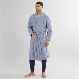 Lyle And Scott Vintage Mens Lucas Dressing Gown Tempest