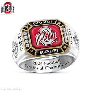 2024 Football National Champions Buckeyes Ring Size 11.5