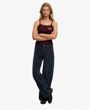 Mid Rise Baggy Jumbo Cord Pants