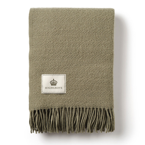 Pure New Wool Throw - Moorland Sage