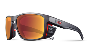 Julbo Shield Prescription Sunglasses - Black &amp; Orange, Julbo NXT Reactiv Performance 0-3 Photochromic High Contrast