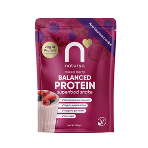 Balanced Protein Superfood Shake - Mixed Berries (Naturya) 550g