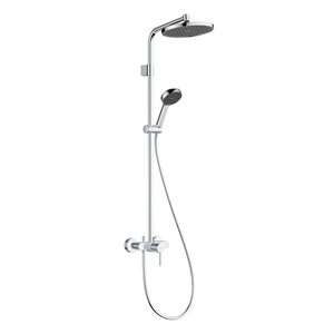 hansgrohe Activera S Showerpipe 240 1jet EcoSmart with Single Lever Mixer - Chrome