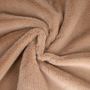 Tissu fausse fourrure - Beige