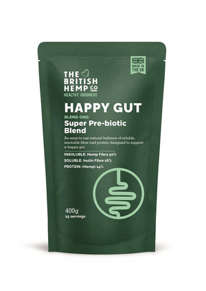 Happy Gut Inulin Pre-Biotic Blend (The British Hemp Co) 400g