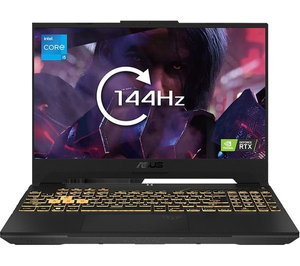 ASUS Gaming Laptop TUF FX507 - 12th Generation H-Series i5 16GB RAM 512GB SSD NVIDIA RTX 3050 Graphics 15.6" 144Hz FHD Screen