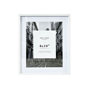 8X10 NEW YORK WHITE Photo Frame