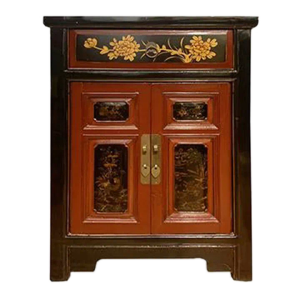 1960s Asian Vintage Side Cabinet