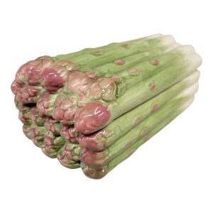 Vintage 1980s Fitz & Floyd Horizontal Stacked Asparagus Dish With Lid