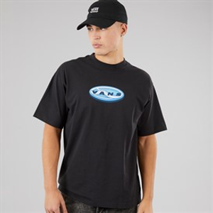 Vans Mens 3D Retroval Logo T-Shirt Black