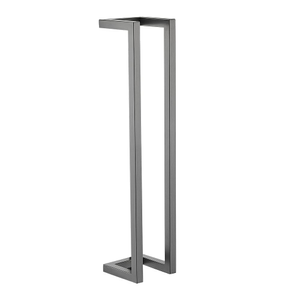 Dual Handdoekrek industrieel 95x25x20cm gun metal