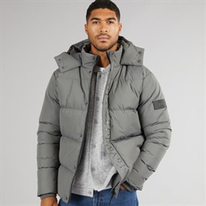 Avant Garde Mens Cottian Puffer Jacket Charcoal