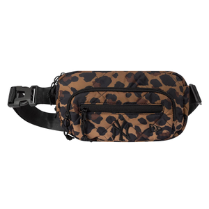 New York Yankees MLB Leopard Quilted All Over Print Waist Bag