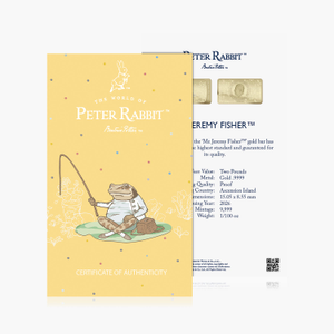 The World of Peter Rabbit Solid Jeremy Fisher Certificate 2026