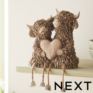NEXT Hamish Love You Cow Ornament