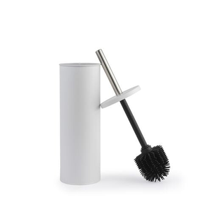 BELDRAY WHITE ROUND TOILET BRUSH With Silicone Head