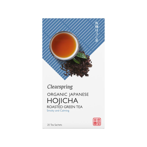Organic Japanese Hojicha Roasted Green Tea (Clearspring) 20 Bags