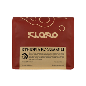 Klaro - kawa ziarnistra Etiopia Konga Washed Filter 250 g
