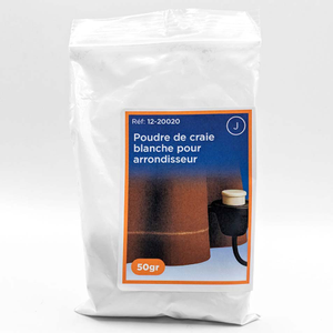 Poudre de craie blanche pour arrondisseur