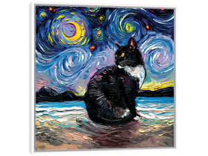 Tuxedo Cat Night II