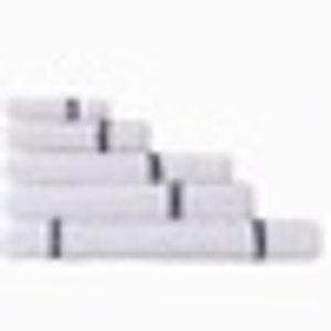 Ambassador Egyptian Towel White/Navy