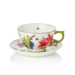 Highgrove Gardens Fine Bone China Breakfast Cup & Saucer