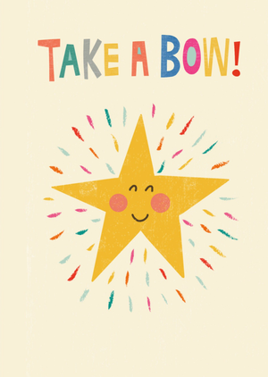 Take A Bow Illustrated Card