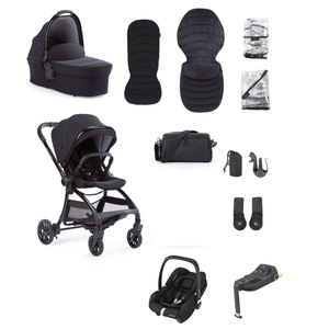 Junior Jones Aylo (Cabriofix i-Size) Travel System - Rich Black