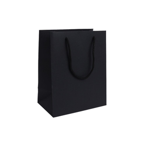 Grey Rope Handle Paper Gift Bag – Medium Portrait